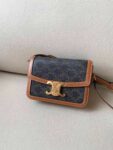 Celine Bag Triomphe Teen  666S 18.5cm  Old Brown