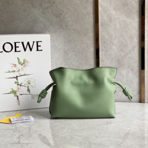 Loewe Bag Flamenco 23.9*18*9cm Green